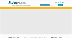 Desktop Screenshot of anshlabs.com